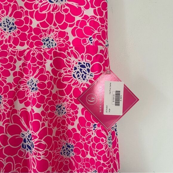 NWT GINGY Hot Pink Dahlia Avalon Modest Swim Skirt - Picture 4 of 6